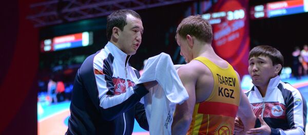 Чемпионат Азии по борьбе во Дворце спорта в Бишкеке - Sputnik Кыргызстан