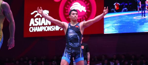 Чемпионат Азии по борьбе во Дворце спорта в Бишкеке - Sputnik Кыргызстан