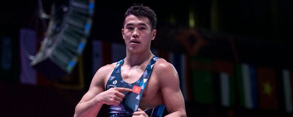 Грек-рим күрөшү боюнча Кыргызстандык балбан Акжол Махмудов. Архив Грек-рим күрөшү боюнча Кыргызстандык балбан Акжол Махмудов. Архив - Sputnik Кыргызстан