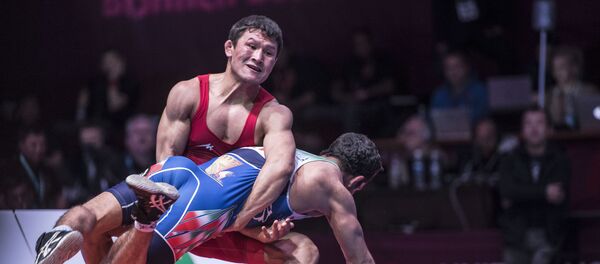Чемпионат Азии по борьбе во Дворце спорта в Бишкеке - Sputnik Кыргызстан