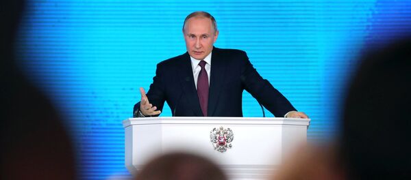 Ежегодное послание президента РФ В. Путина Федеральному Собранию - Sputnik Кыргызстан