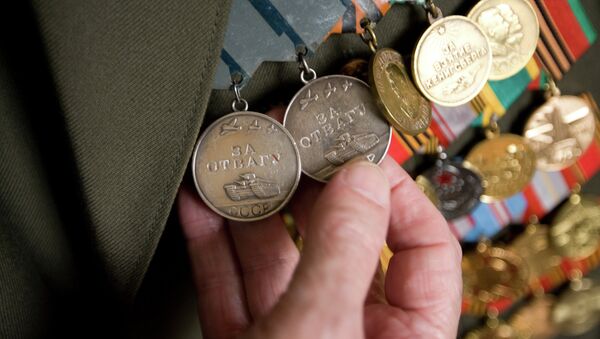 Согуш ардагеринин медальдары. Архив - Sputnik Кыргызстан