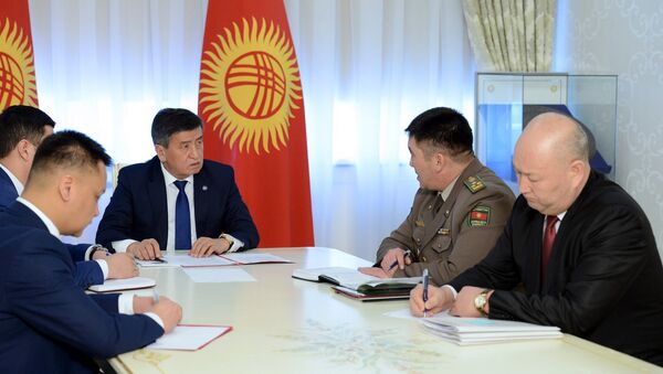 Президент КР Сооронбай Жээнбеков обсудил демаркацию границ - Sputnik Кыргызстан