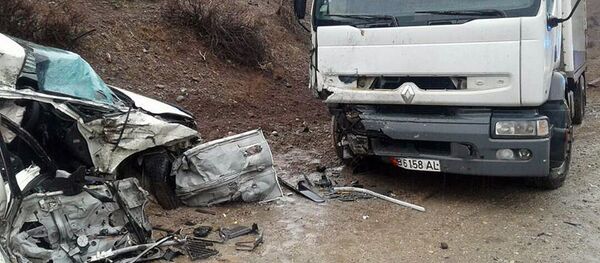 ДТП на автодороге Бишкек — Ош - Sputnik Кыргызстан