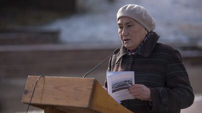 Дочь Торокула Айтматова, профессор Роза Айтматова