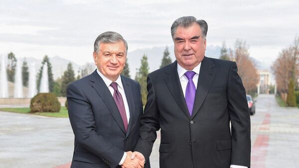 Государственный визит президента РУз Шавката Мирзиёева в Таджикистан - Sputnik Кыргызстан