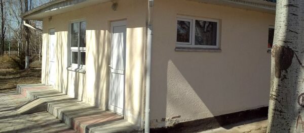 Строительство туалета в центральном парке Таласа - Sputnik Кыргызстан