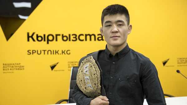 WEF Global уюмунун 22 жаштагы жаңы чемпиону Мырзамидин Пазылов - Sputnik Кыргызстан
