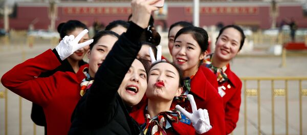 Открытие сессии Национального народного конгресса Китая в Большом зале народных собраний в Пекине - Sputnik Кыргызстан