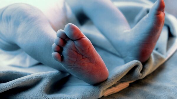 Новорожденный в роддоме. Архивное фото - Sputnik Кыргызстан