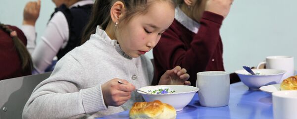 Вопрос горячего питания в Новопокровской школе №1 - Sputnik Кыргызстан