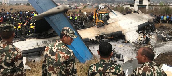 Крушение самолета авиакомпании US-Bangla Airlines в Катманду Крушение самолета авиакомпании US-Bangla Airlines в Катманду - Sputnik Кыргызстан