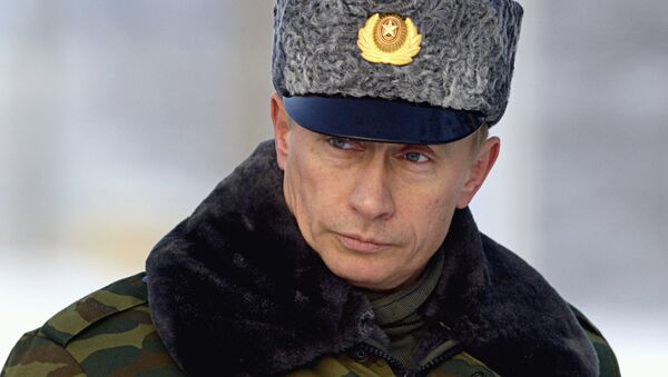 Президент РФ Владимир Путин на космодроме Плесецк. 2004 год - Sputnik Кыргызстан