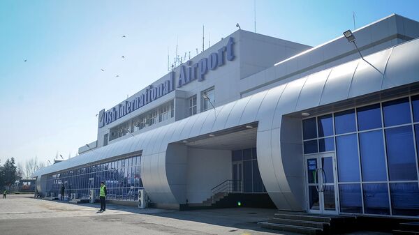 Церемония открытия нового зала прилета в международном аэропорту Ош - Sputnik Кыргызстан