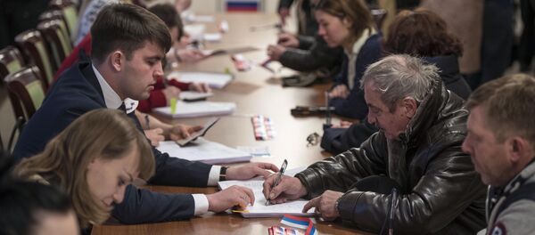 Выборы президента России в Бишкеке - Sputnik Кыргызстан