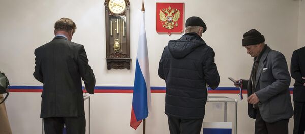 Выборы президента России в Бишкеке - Sputnik Кыргызстан