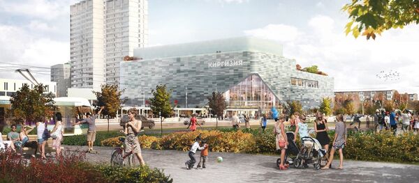 Капитальная реконструкция старейшего кинотеатра Киргизия в Москве - Sputnik Кыргызстан