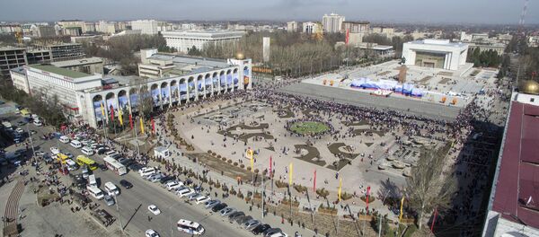 Праздничный концерт в честь Нооруза на площади Ала-Тоо в Бишкеке - Sputnik Кыргызстан