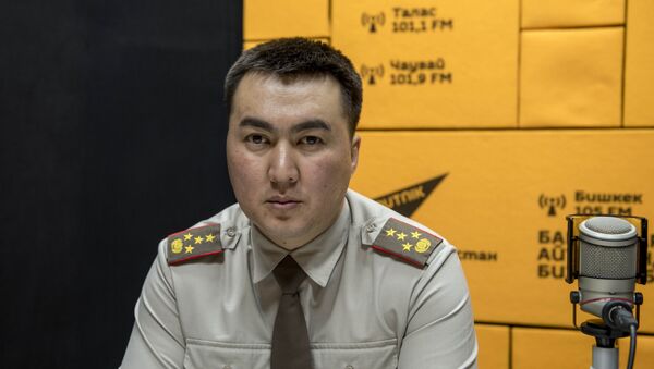 Руководитель одного из отделов МЧС Чынгыз Ногоайбаев - Sputnik Кыргызстан