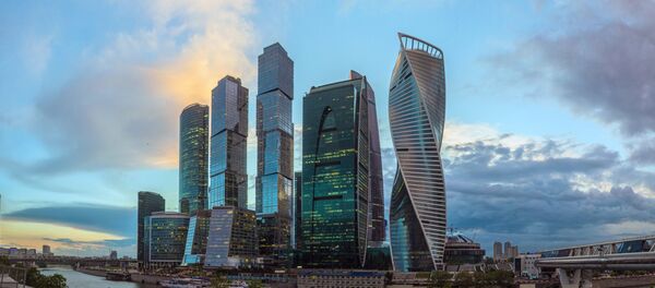 Вид на Международный деловой центр Москва-Сити Вид на Международный деловой центр Москва-Сити - Sputnik Кыргызстан