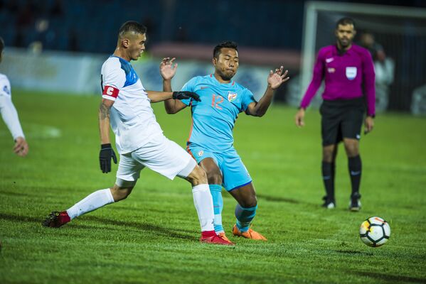 Матч Кыргызстан — Индия в рамках отбора на Чемпионат Азии — 2019 - Sputnik Кыргызстан