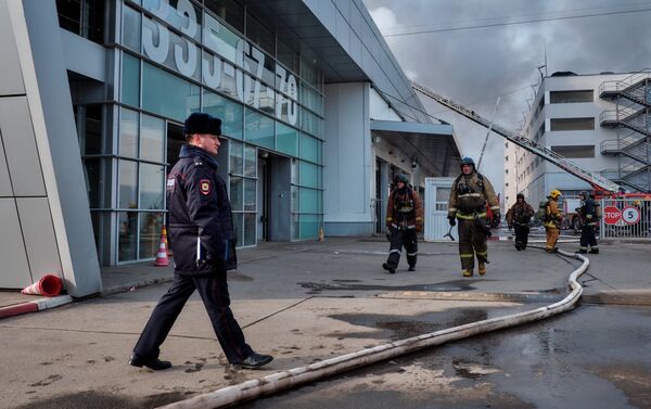 Пожар был потушен в 21.00 по московскому времени. - Sputnik Кыргызстан