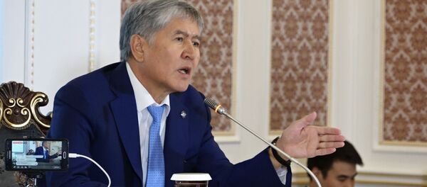 Что сказал Атамбаев о ТЭЦ и Райыме Матраимове — видео - Sputnik Кыргызстан