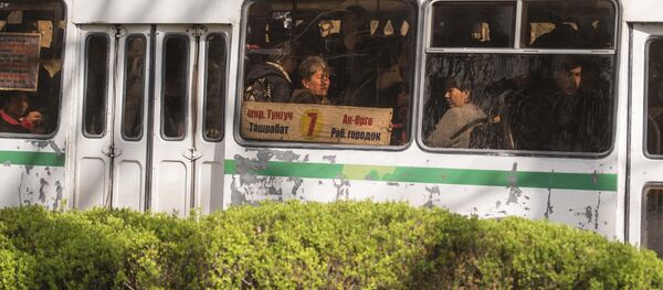 Забастовка водителей маршруток в Бишкеке - Sputnik Кыргызстан