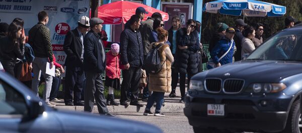 Забастовка водителей маршруток в Бишкеке - Sputnik Кыргызстан