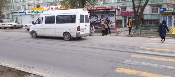 Забастовка водителей маршруток в Бишкеке - Sputnik Кыргызстан