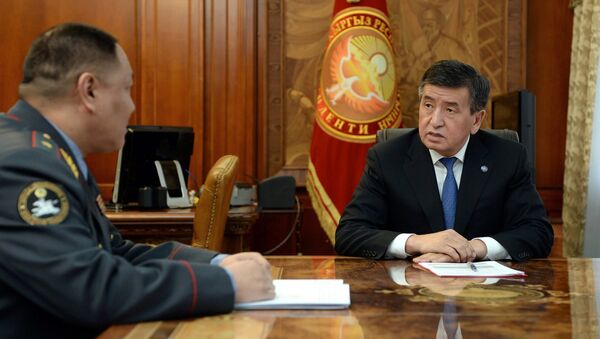 Президент КР Сооронбай Жээнбеков принял министра Улана Исраилова - Sputnik Кыргызстан