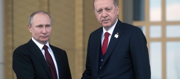 Визит президента РФ В. Путина в Турцию - Sputnik Кыргызстан