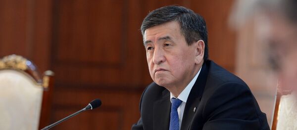 Кыргызстандын президенти Сооронбай Жээнбеков. Архив - Sputnik Кыргызстан