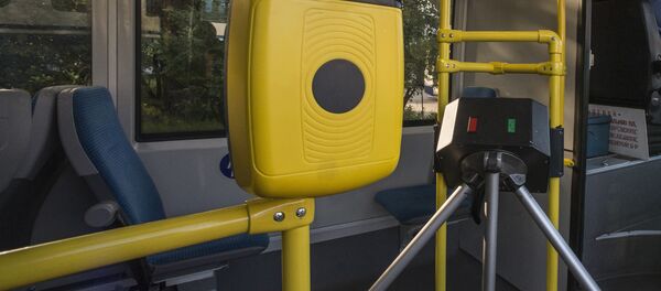 Турникет в троллейбусе. Архивное фото - Sputnik Кыргызстан