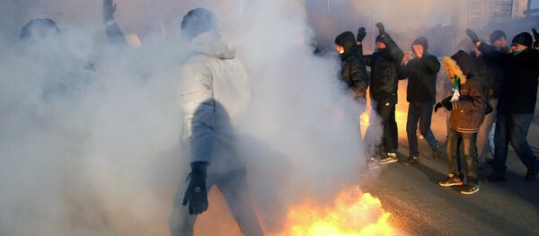 Участники акции протеста. Архивное фото Участники акции протеста. Архивное фото - Sputnik Кыргызстан