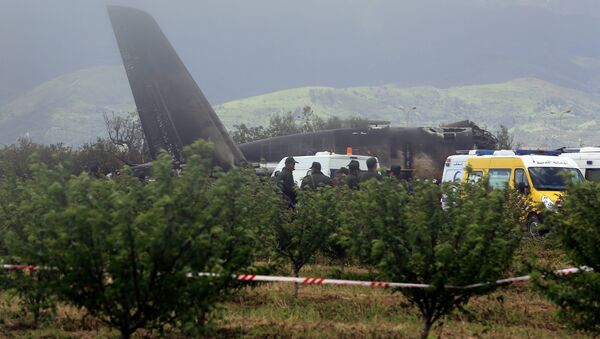 Крушение военного самолета на севере Алжира - Sputnik Кыргызстан