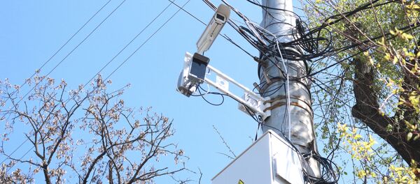 Установка камер фиксации нарушений ПДД в Бишкеке  - Sputnik Кыргызстан