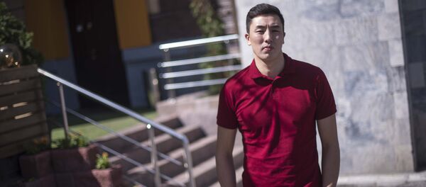 Капитан сборной команды Кыргызстана по волейболу Онолбек Каныбек уулу - Sputnik Кыргызстан