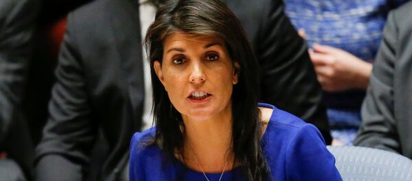Постпред США при ООН Никки Хейли Постпред США при ООН Никки Хейли - Sputnik Кыргызстан