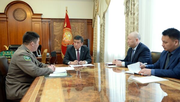 Президент КР Сооронбай Жээнбеков принял председателя ГПС Уларбека Шаршеева - Sputnik Кыргызстан