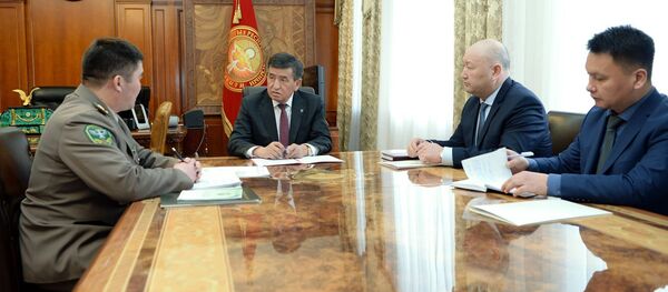 Президент КР Сооронбай Жээнбеков принял председателя ГПС Уларбека Шаршеева - Sputnik Кыргызстан
