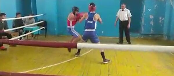 Печально! В каких условиях боксеры соревновались на турнире — видео - Sputnik Кыргызстан