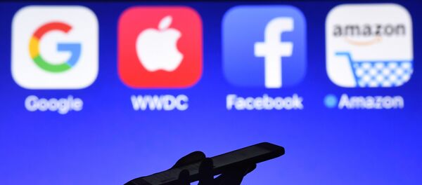 Логотипы Google, Apple, Facebook и Amazon - Sputnik Кыргызстан