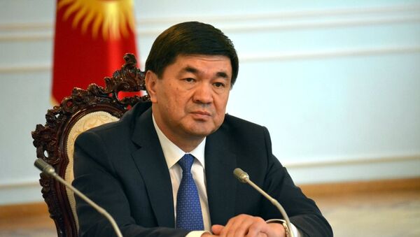 Премьер-министр Мухаммедкалый Абылгазиев. Архивное фото - Sputnik Кыргызстан