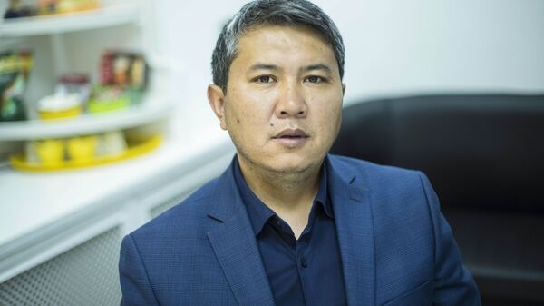 Начальник отдела ОКиПР Департамента дорожного хозйства при Минтрансе КР Акылбек Мусабаев - Sputnik Кыргызстан
