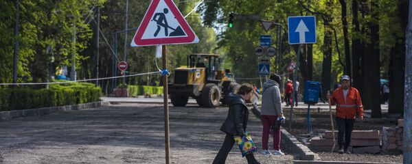 Ремонт дорог в Бишкеке - Sputnik Кыргызстан