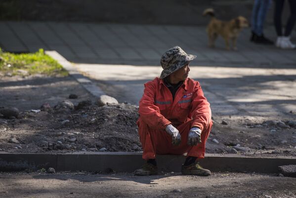 Ремонт дорог в Бишкеке - Sputnik Кыргызстан