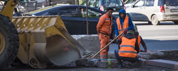 Ремонт дорог в Бишкеке - Sputnik Кыргызстан