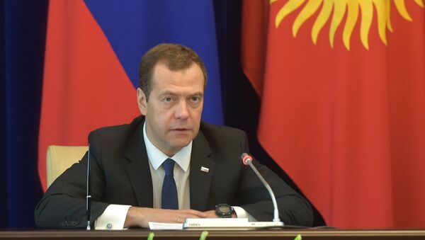 Официальный визит премьер-министра РФ Дмитрия Медведева в Киргизию - Sputnik Кыргызстан