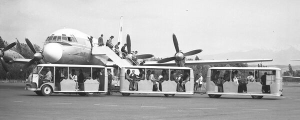 Архивные кадры международного аэропорта Манас - Sputnik Кыргызстан